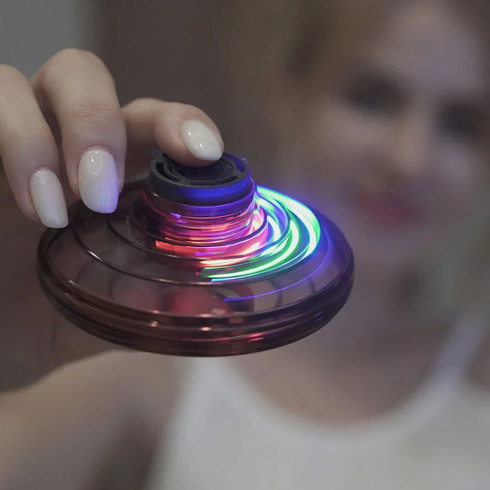 Drone UFO Mágico Volador – Juguete Giroscópico con Luces LED