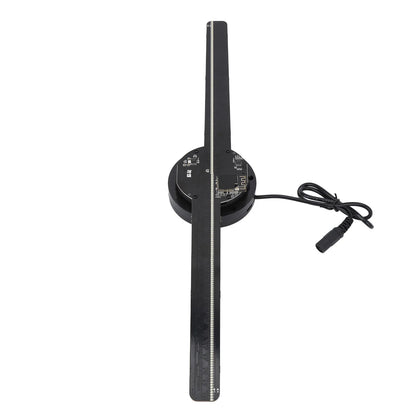 Ventilador Holográfico 3D – Publicidad LED Flotante 42cm